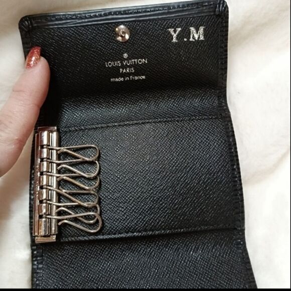 Authentic Louis Vuitton keyring with unbranded Keychain/bag charm of you… - Picture 1 of 10